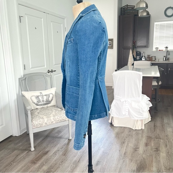 Theory Denim Blazer Jacket - Picture 7 of 13